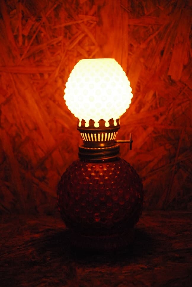 P&A Eagle Burner & Canopy Oil Lamp